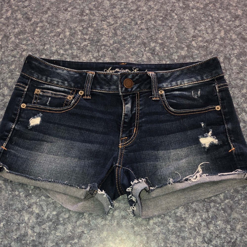 american eagle jean shorts